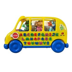 1999 Leap‎ Frog FUN & LEARN Phonics Bus TALKING A-Z Letters Figures Music Lights